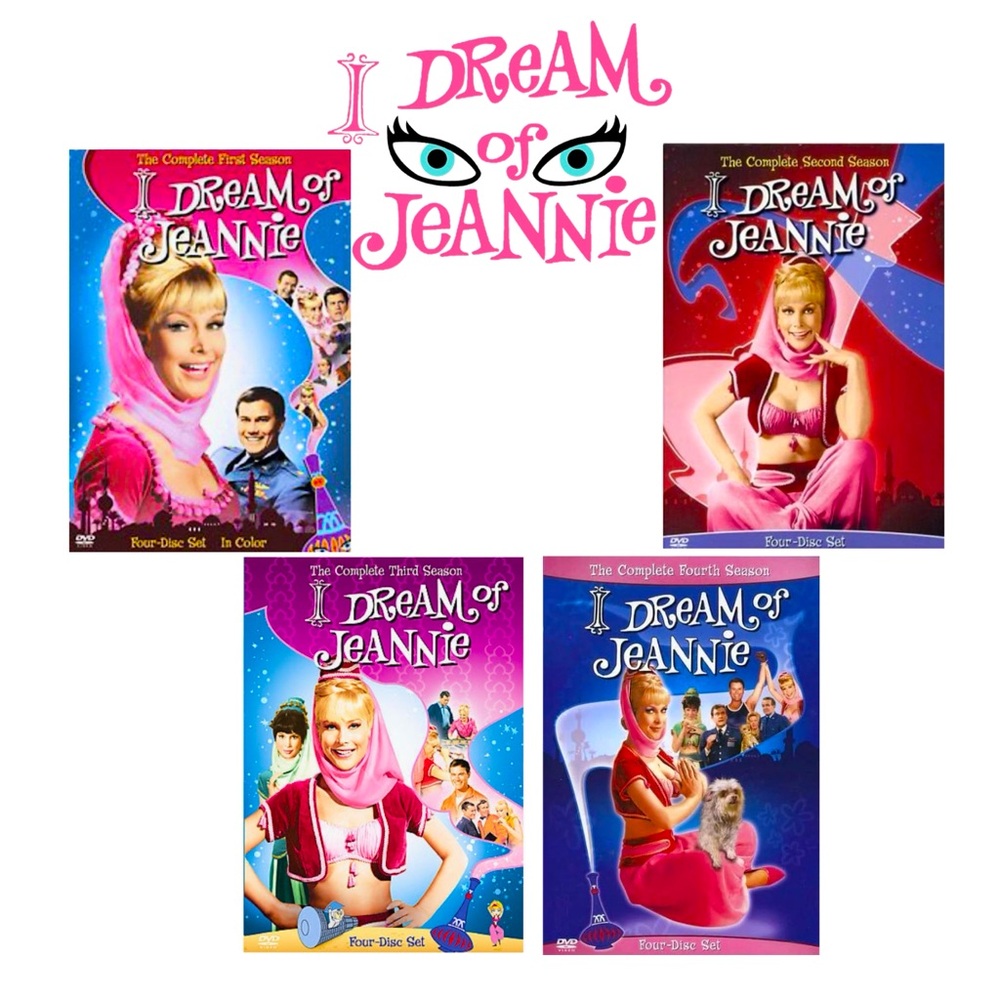 NEW I Dream of Jeannie Seasons 1 thru 4 Disc DVD Set